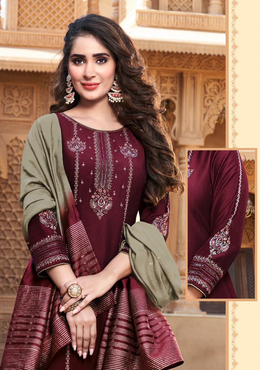 Ladies Flavour Aarohi Vol 7 Wholesale Readymade Suits Catalog